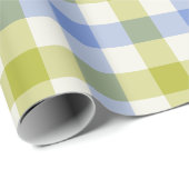 Delphinium Gingham - Wrapping Paper ラッピングペーパー (ロールコーナー)