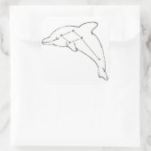 DelphinusAirwaysのステッカー スクエアシール (バッグ)