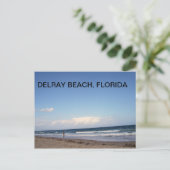 DELRAY BEACHの海岸 ポストカード (スタンド正面)
