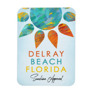Delray Beachフロリダの日光旅行 マグネット