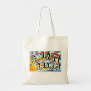 Delray BeachフロリダFLのヴィンテージ旅行記念品 トートバッグ