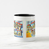 Delray BeachフロリダFLのヴィンテージ旅行記念品 マグカップ (中央)