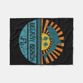 Delray Beach  フリースブランケット (正面(横))