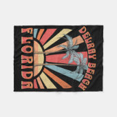 Delray Beach _2  フリースブランケット (正面(横))