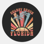 Delray Beach _2  ラウンドシール (正面)