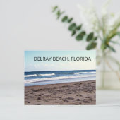  Delray Beach Florida Ocean ポストカード (スタンド正面)