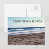  Delray Beach Florida Ocean ポストカード (正面/裏面)