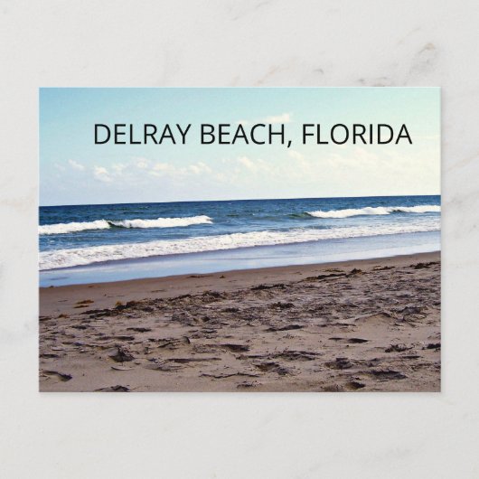  Delray Beach Florida Ocean ポストカード (正面)