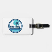 Delray Beach Florida Palm Tree Birds ラゲッジタグ (正面横)