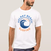 Delray Beach Florida Surfing T-Shirt Tシャツ (正面)