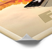 Delray Beach Florida Travel Poster Princess Royal ポスター (角)