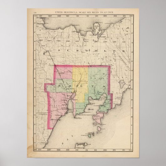 Delta County Michigan ポスター (正面)