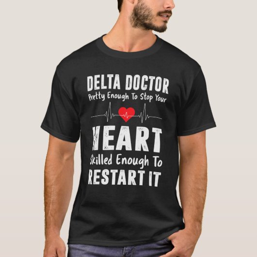 Delta Doctor Physician Sorority Sigma Sisterhood T Tシャツ (正面)