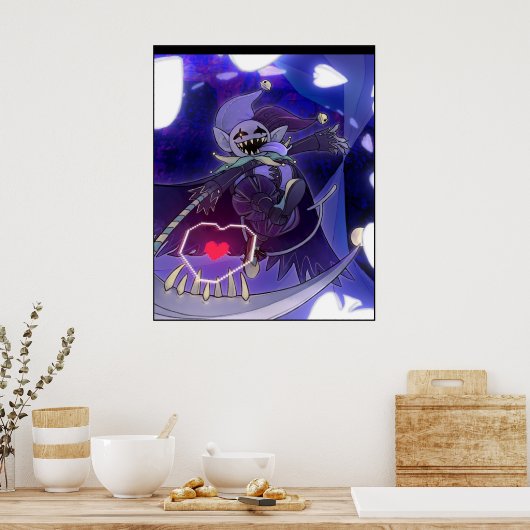 Deltarune - Jevil Graphic ポスター (キッチン)