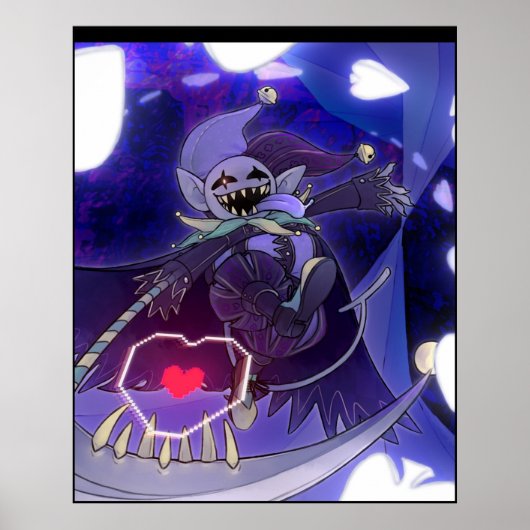 Deltarune - Jevil Graphic ポスター (正面)