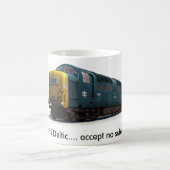 Delticマグは「substituteを受け入れません コーヒーマグカップ (中央)