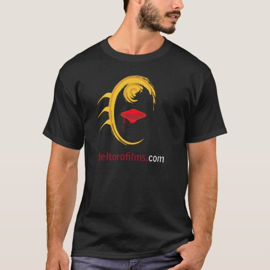 DelToroFilmsのロゴのワイシャツ Tシャツ (正面)