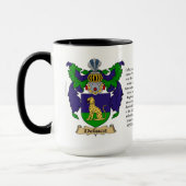 Deluca家族の紋章付き外衣 マグカップ (左)