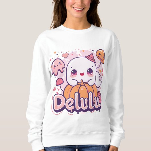Delulu | ExDesigner | ハロウィン スウェットシャツ (正面)