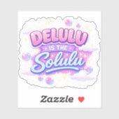 Delulu Is the Solulu – Cute Kawaii Aesthetic  シール (シート)