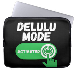 Delulu Mode Activated | 笑えるGen Zデザイン ラップトップスリーブ