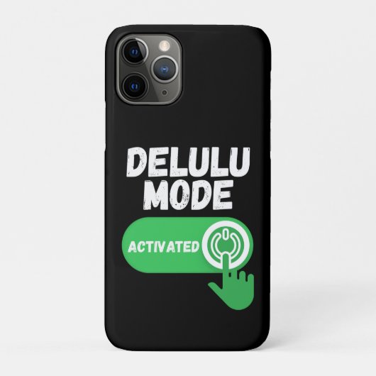 Delulu Mode Activated | 笑えるGen Zデザイン Case-Mate iPhoneケース (裏)