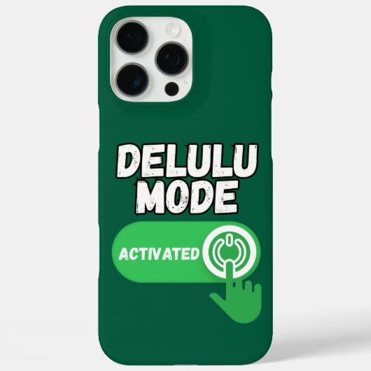 Delulu Mode Activated | Funny Gen Z Case-Mate iPhoneケース (裏面)