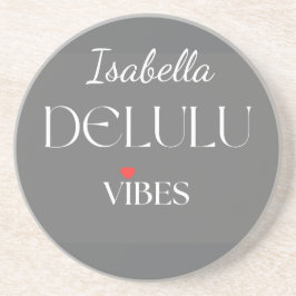 Delulu Vibes, Cute Girlycore Gift for Her Birthday コースター