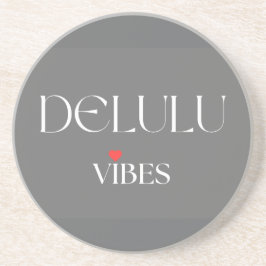 Delulu Vibes, Cute Girlycore Gift for Her Birthday コースター
