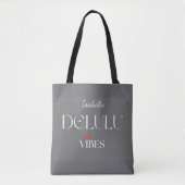 Delulu Vibes, Cute Girlycore Gift for Her Birthday トートバッグ (正面)