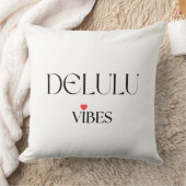 Delulu Vibes, Funny Aesthetic Quote Gift クッション (ブランケット)