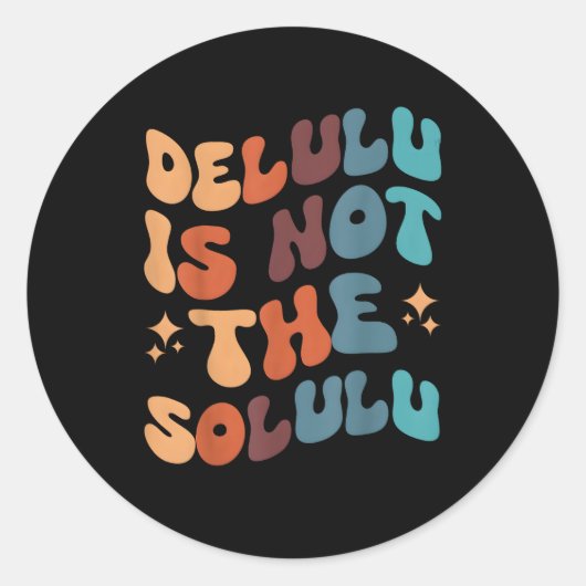 Deluluuが世界を動かす ラウンドシール (正面)