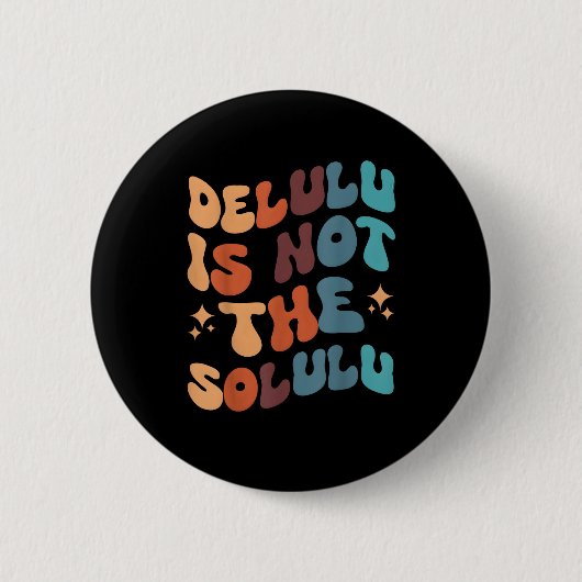 Deluluuが世界を動かす 缶バッジ (正面)