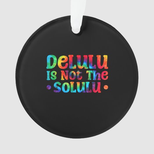 Deluluu Friendsを感情的にサポート オーナメント (正面)