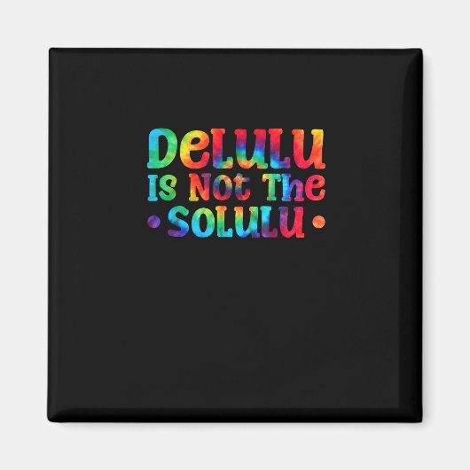 Deluluu Friendsを感情的にサポート マグネット (正面)