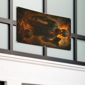 DELUSION Banner 横断幕 (ビルの外側)