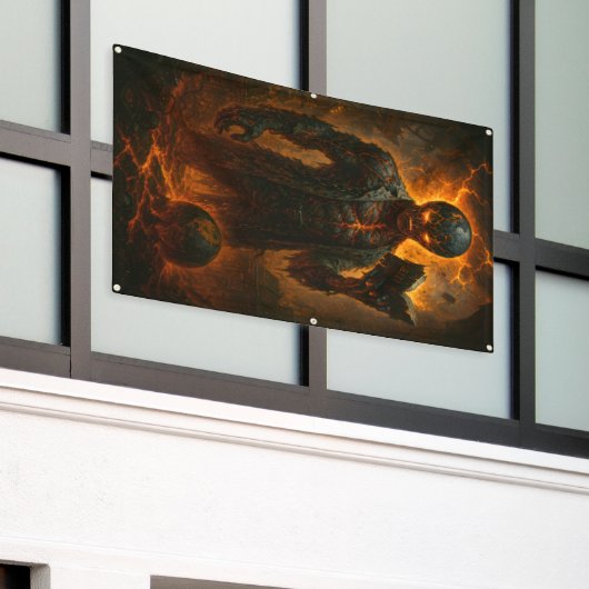 DELUSION Banner 横断幕 (ビルの外側)