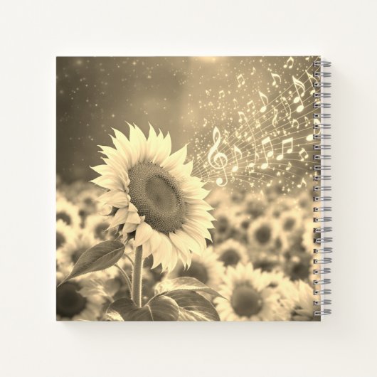 Deluxe Spiral Notebook Hardcover ノートブック (裏面)