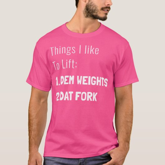 Demウェイトデータフォーク Tシャツ (正面)