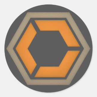 DEM 3" HEXロゴシール ラウンドシール