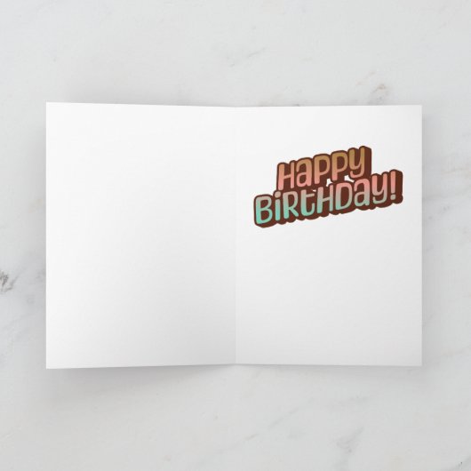 🎉 “Dem Bones” Funny Skeleton Birthday Card 💀🎂 カード (内部)