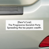 (Dem*o*crat) P… バンパーステッカー (車上)