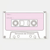 Demande Musique "Cassette" ポストイット (正面)