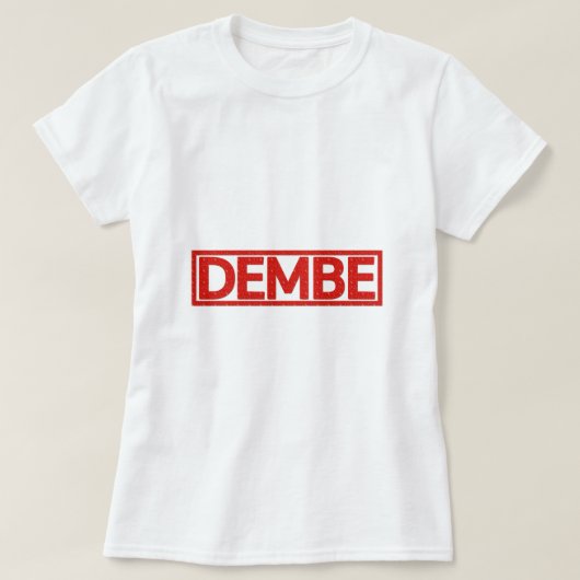Dembeのスタンプ Tシャツ (デザイン正面)