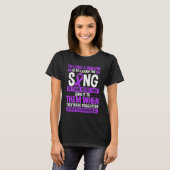 Dementia Awareness Love a Person Purple Ribbon Tシャツ (正面フル)