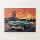 Dementia‑Friendly 1950s Drive‑In Puzzle ジグソーパズル (横)