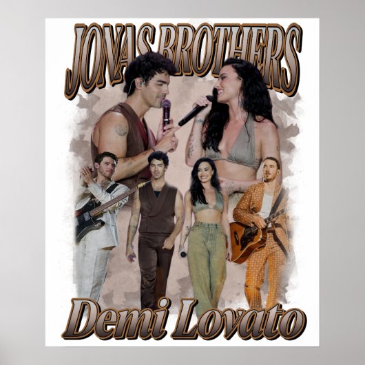 Demi Lovato Jonas Brother ポスター (正面)