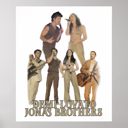 Demi Lovato Jonas Brothers  ポスター (正面)
