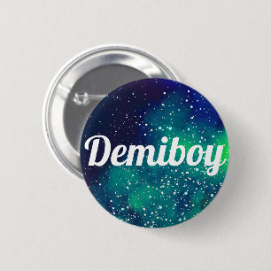 Demiboyのカスタマイズ可能な銀河系のアイデンティティ 缶バッジ
