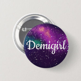 Demigirlのカスタマイズ可能な銀河系のアイデンティティ 缶バッジ